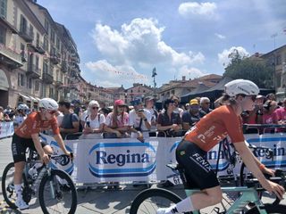 Saluzzo, partenza del Giro d'Italia Women Saluzzo, partenza del Giro d'Italia Women