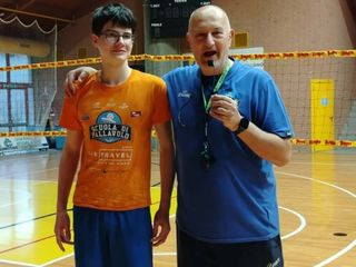 Nicolò con Liano Petrelli Nicolò con Liano Petrelli