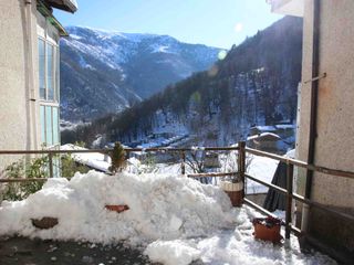Il terrazzo dell'Agricola Basso a Prea