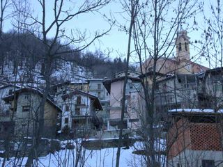 Una panoramica della borgata di Prea