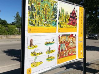 Alcune illustrazioni della mostra en plein air