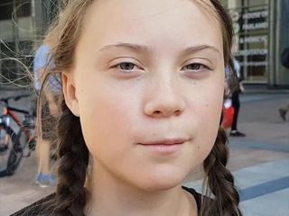 La 15enne svedese Greta Thunberg, promotrice della protesta ora diffusa dall'Europa all'Australia (Wikipedia)