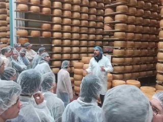 Ancora un momento della visita