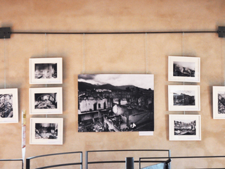 La mostra allestita in biblioteca