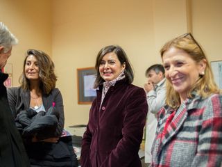 Maria Grazia Colombari e laura Boldrini al cinema Italia