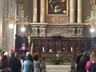 La cerimonia nel Duomo di Cuneo