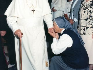 Con Papa Giovanni Paolo II