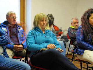 Elisa Tarasco seduta nel pubblico