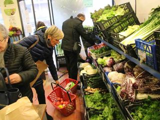 Le prelibatezze orticole esposte nel punto vendita Le prelibatezze orticole esposte nel punto vendita