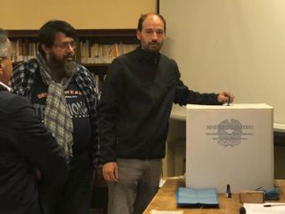 Al voto il candidato unico Enrico Grasso a Vezza
