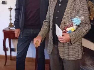 Ettore Foglio con il sindaco Demaria Ettore Foglio con il sindaco Demaria
