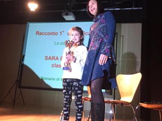 Sara Biestro, classe 2ª elementare di Monesiglio, vincitrice nei racconti inediti con "La stellina"