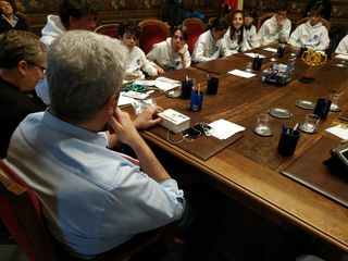 L'incontro tra il team e la Giunta L'incontro tra il team e la Giunta