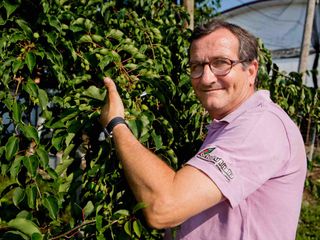 Il presidente Paschetta nell'impianto di Nergi (foto di Claudio Massarente) Il presidente Paschetta nell'impianto di Nergi (foto di Claudio Massarente)