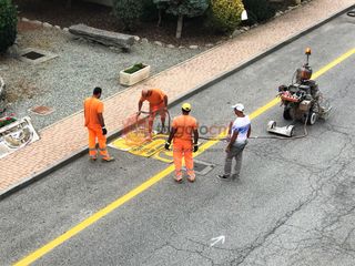 Il rifacimento della segnaletica orizzontale