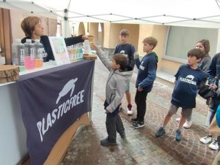 Anche tanto bimbi hanno partecipato a Plastic Free