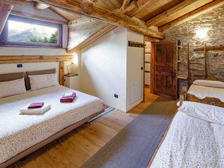 Una camera dell'agriturismo