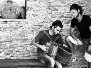 Daniele al "semitoun" con il fratello Mattia