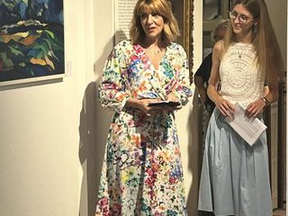 Le curatrici della mostra Anna Cavallera e Benedetta Lauro - Ph. Branca Lore Müller