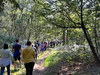 La marcia contro la porcilaia tenuta nella scorsa estate