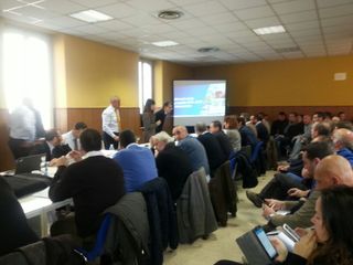 L'attesa in Unione Industriale a Torino