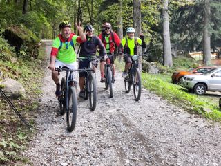 Un gruppetto di partecipanti al Pian delle Gorre