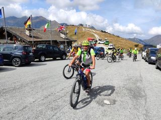 Ripartenza dallo chalet Le Marmotte