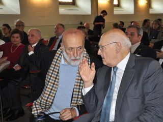 Carlin Petrini e il professor Stefano Zamagni