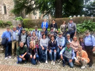 Il gruppo di Cervere a Udine Il gruppo di Cervere a Udine