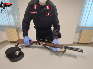 Armi sequestrate dai carabinieri forestali
