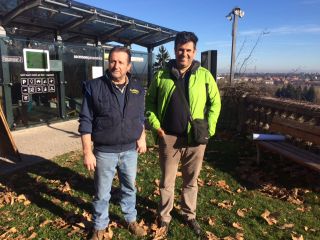 Da sinistra Fausto Ghibaudo e Fabio Pellegrino