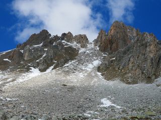 Becco Grande, cima est, prima della frana