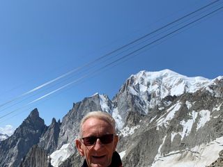 Beppe Ghisolfi sul Monte Bianco