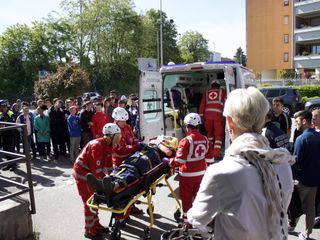 Verzuolo: centro Afp, maxi esercitazione antincendio Verzuolo: centro Afp, maxi esercitazione antincendio