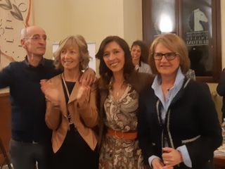 Ciaferlin alias Aurelio Seimandi con tre castellana: Graziella Toselli ( 2020), Paola Secchi 2019 e Monica Demaria