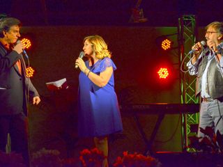 Eraldo Fervier e Davide Bessone, alias “I Due di Notte”,  Elena Lovera foto Davide Tolis dello Studio Immagine di Saluzzo