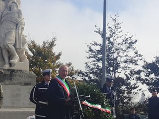 Saluzzo, Festa del IV Novembre 2019, il vicesindaco Franco Demaria Saluzzo, Festa del IV Novembre 2019, il vicesindaco Franco Demaria
