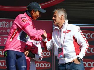 Alberto Balocco e Nairo Quintana