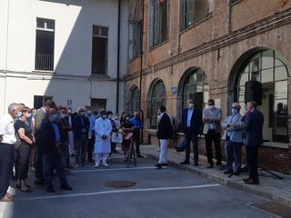 Saluzzo, il momento pubblico all'ospedale di Saluzzo voluto dall'Asl CN 1