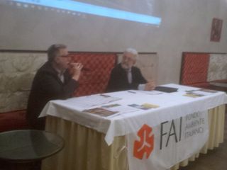 Saluzzo, presentazione programma Fai- Giorgio Baravalle, Marco Piccat