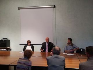 Il dott. Montù in commissione consiliare