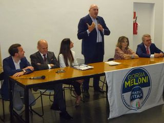 Guido Crosetto, con Giorgia Meloni fondatore di Fratelli d'Italia