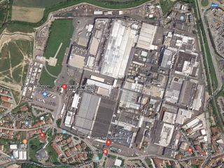 Una città nella città: nella vista da satellite di Google lo stabilimento Ferrero di Alba