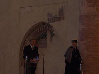 Ezio Falco durante il suo intervento