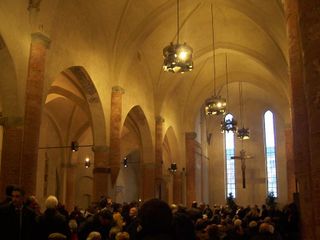 San Francesco a Cuneo nel giorno della sua inaugurazione