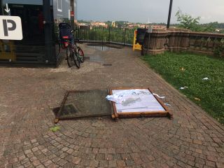 Danni da temporale a Cuneo