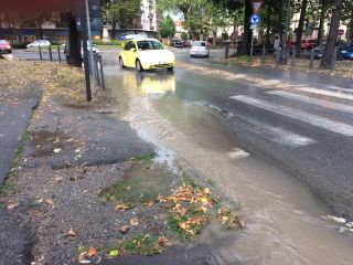 Danni da temporale a Cuneo