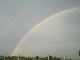Doppio arcobaleno a Fossano