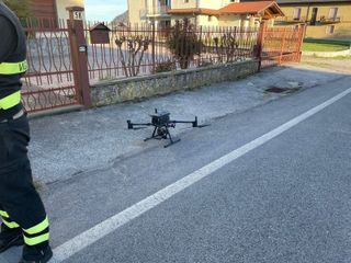Il drone dotato di termocamera