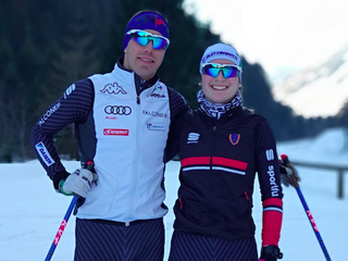 Lorenzo Romano e Martina Di Centa